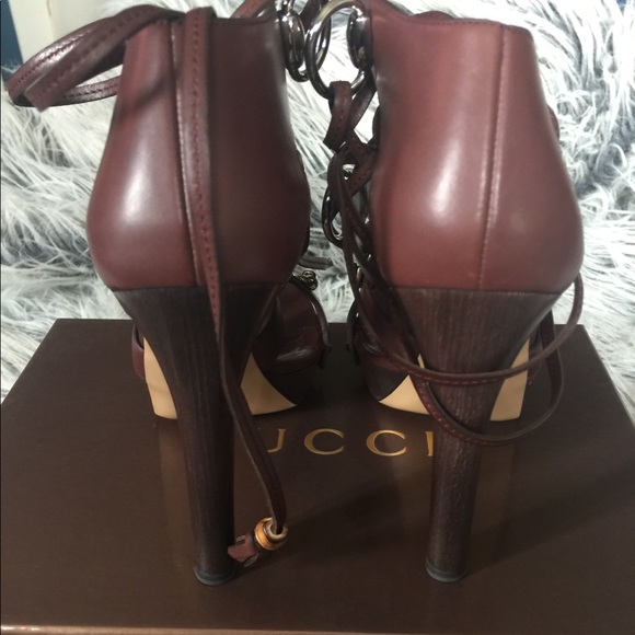 BNWB TOM FORD GUCCI Wrap Platform Sandal Heels - Picture 3 of 5